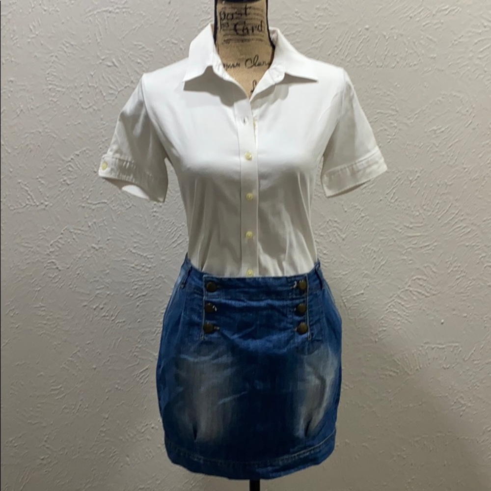 Lolita Blue Denim Jean Skirt Size 5